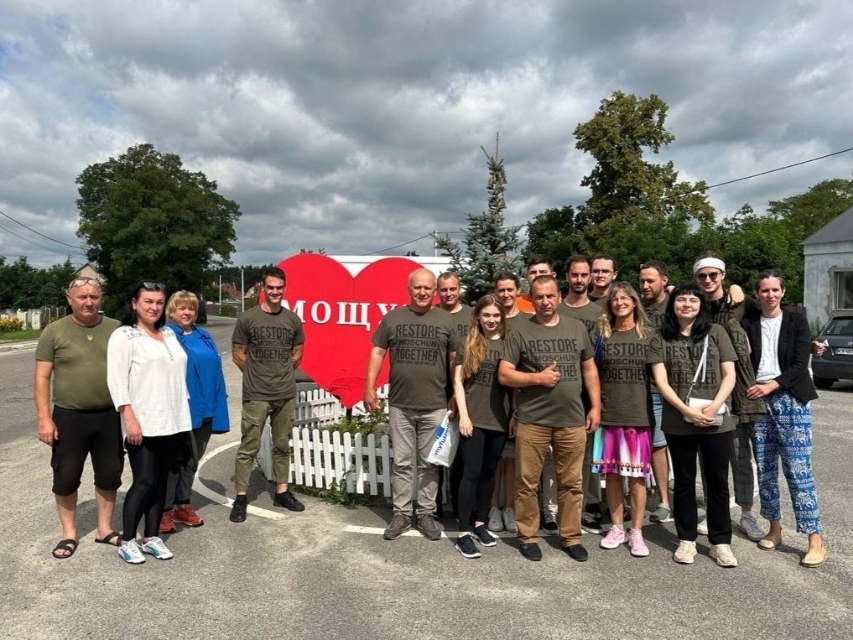 International volunteer camp in Moschun village near Kyiv was successfully held!